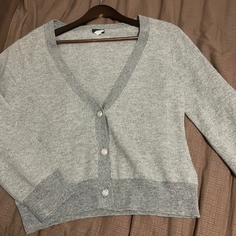 J Crew wool cardigan
